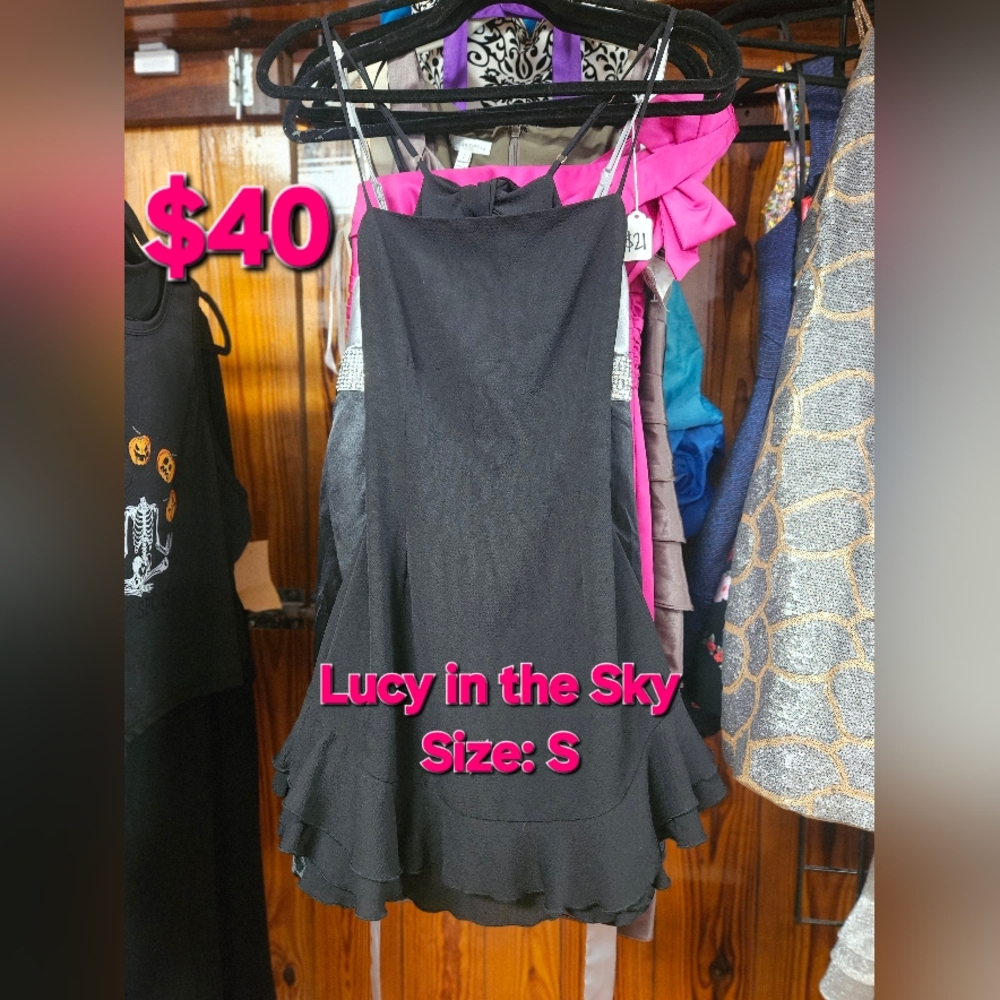 Lucy in the Sky Elegant Black Dress